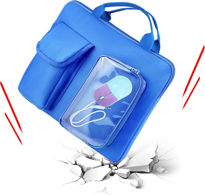 Annmore Bag compatible with LEXiBOOK Educational and Bilingual Laptop, Blue - Image 4